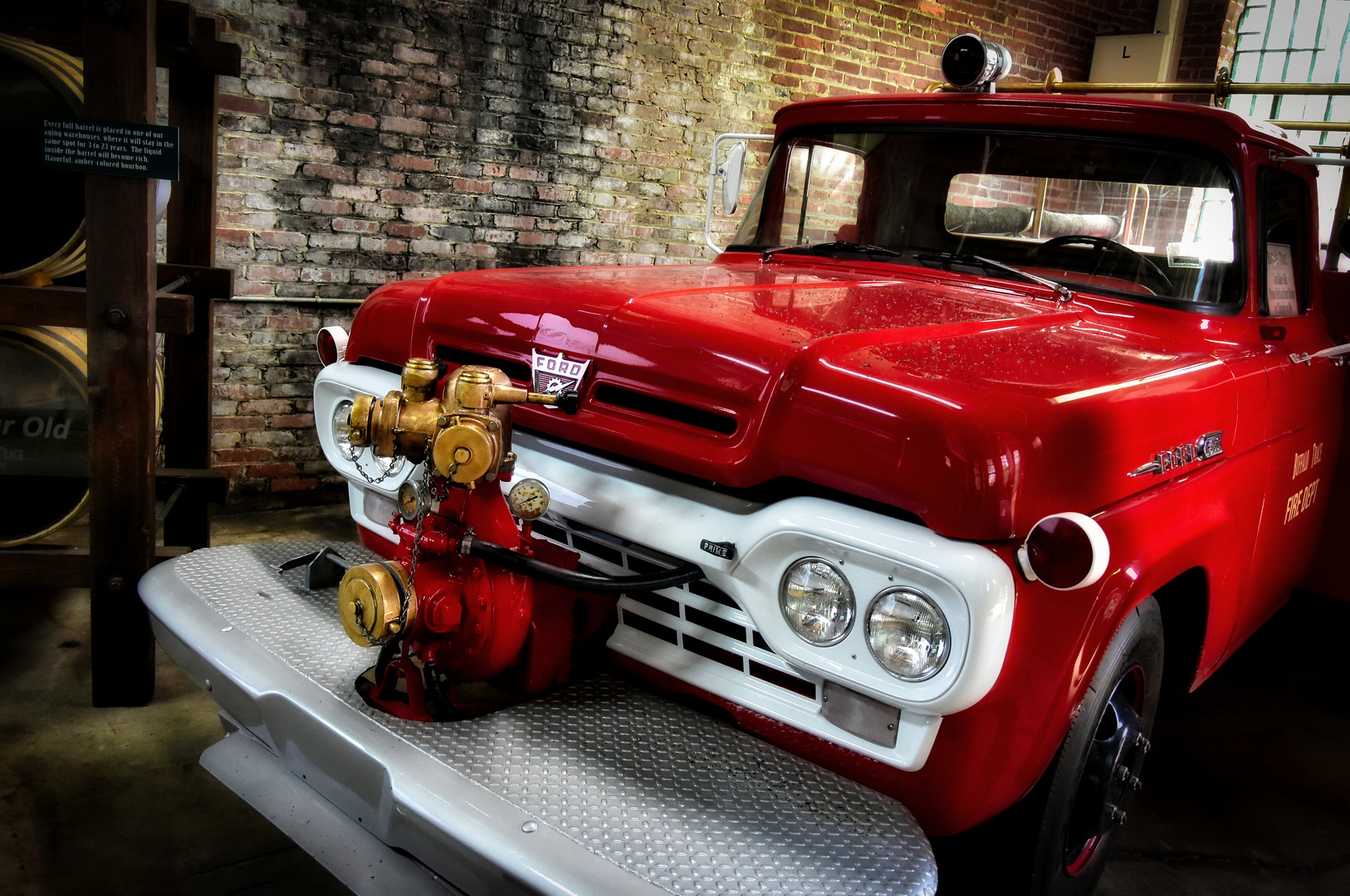 Fire-department @ Buffalo-Trace-Whisky, Frankfort-Kentucky 