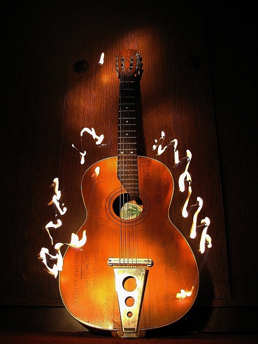 Fire guitare