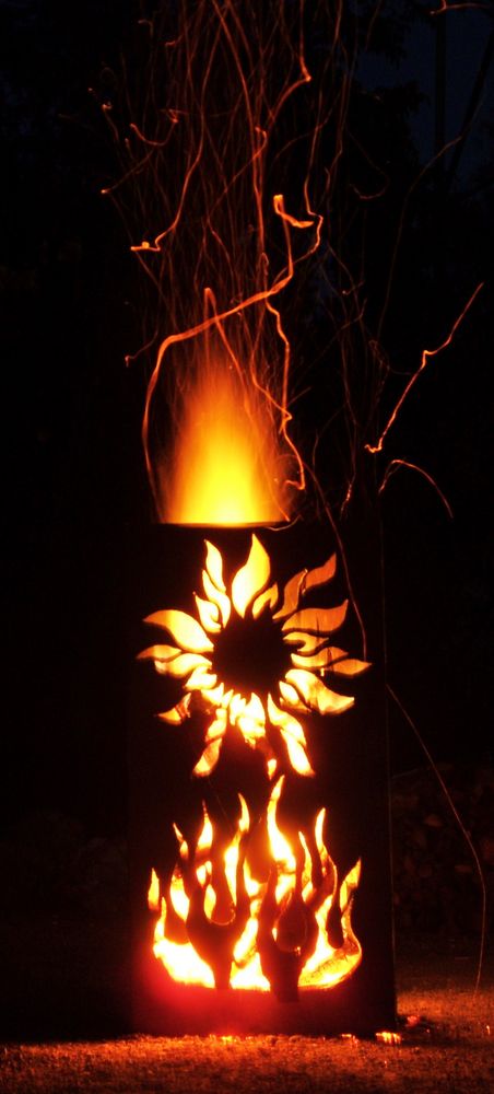 Fire in a flower