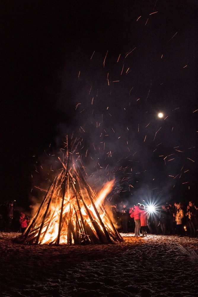 Fire on the Beach