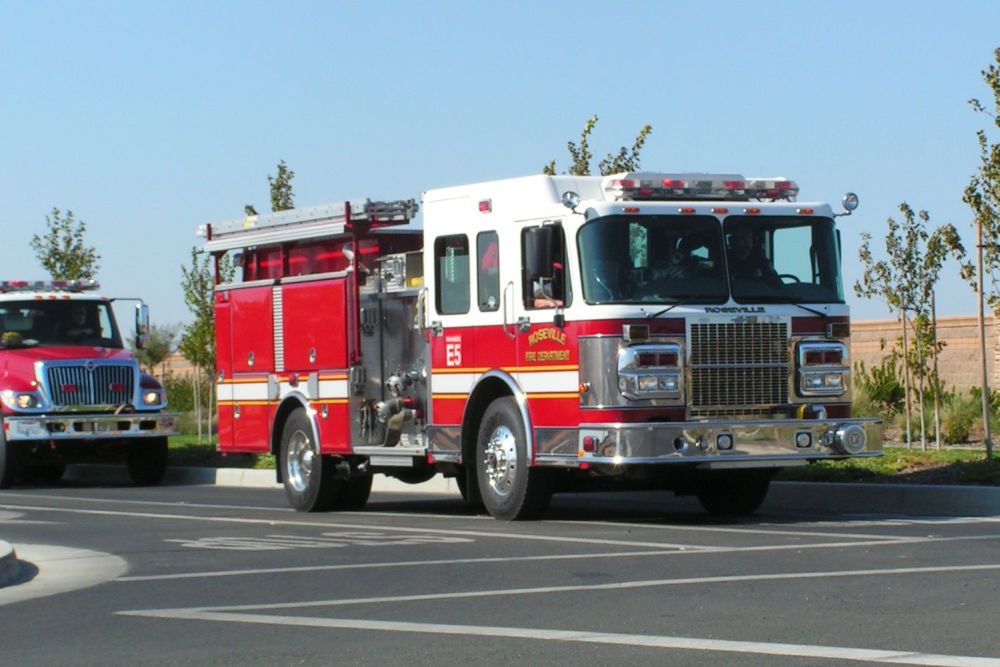 Fire Truck in Roseville CA