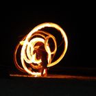 Firedance on the beach!