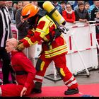 Firefighter-Combat-Competition - Teilnehmerin im Battle