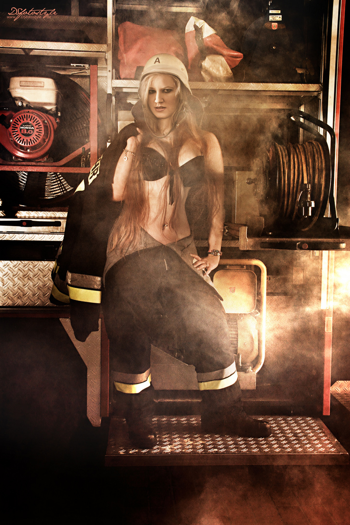 Firegirl im Einsatz