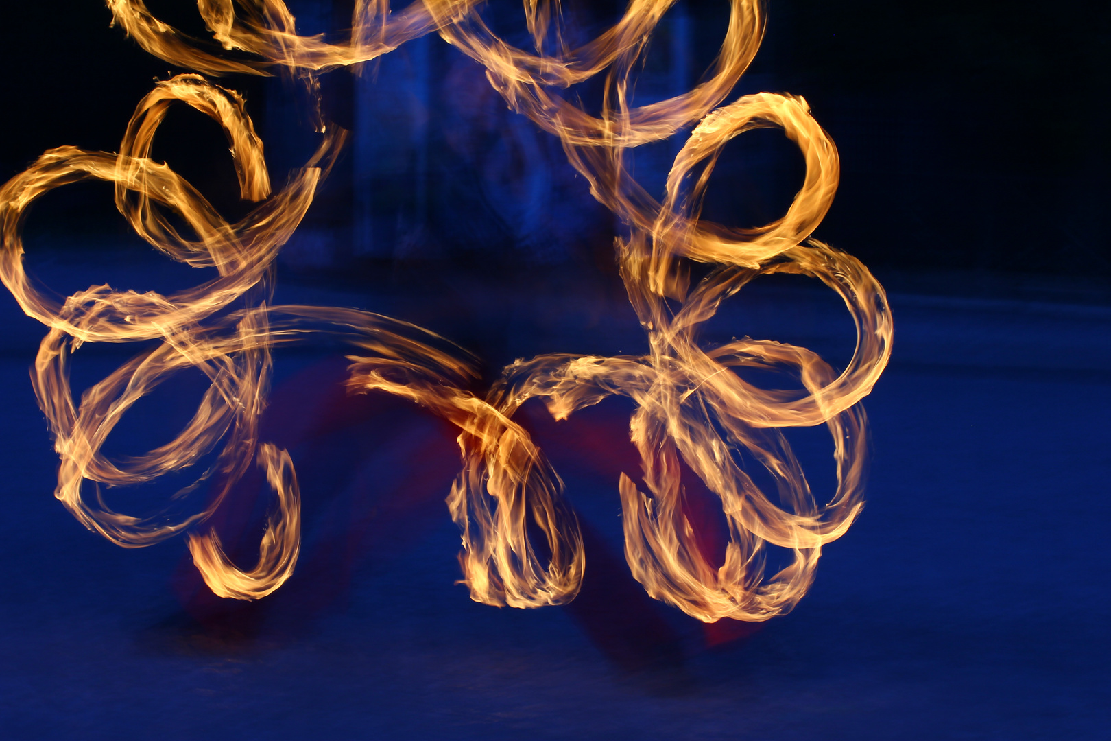 Firejuggler at Sacre Coeur, Paris