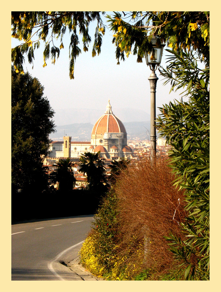 Firenze con cornice