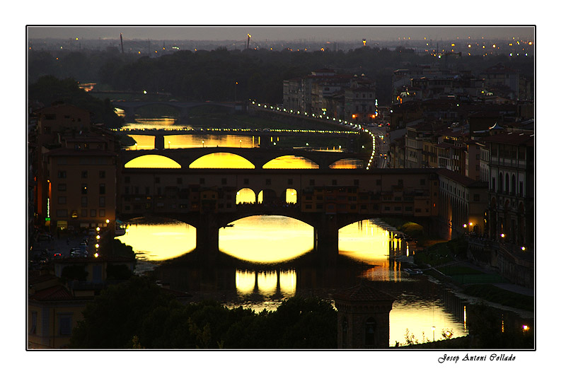 Firenze. I ponti sull'Arno