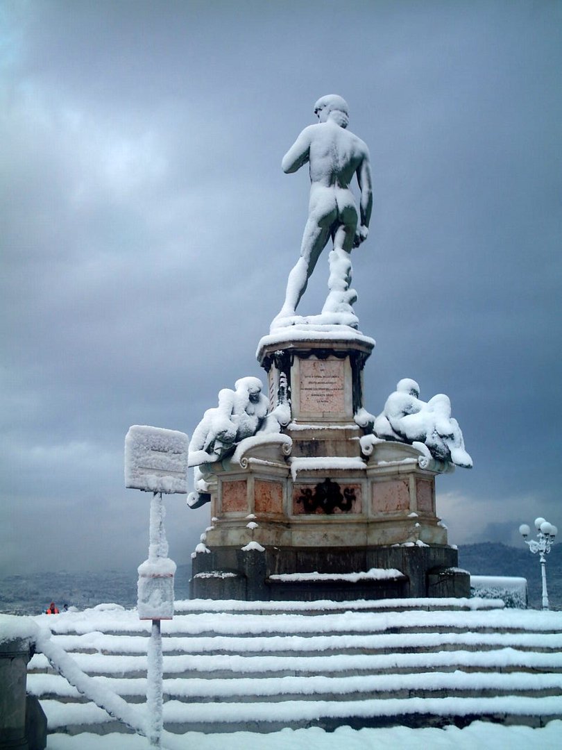 Firenze innevata