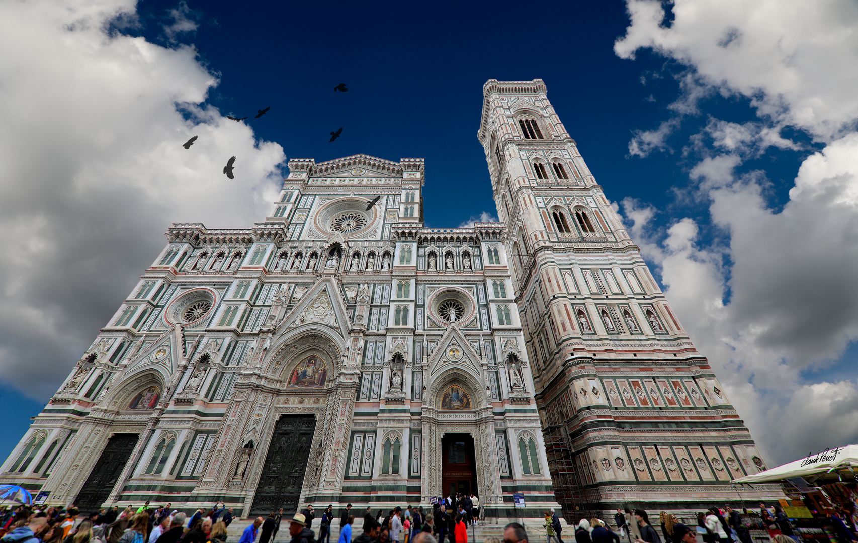 Firenze-La facciata della cattedrale