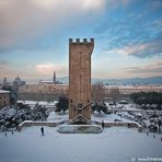 Firenze - la Torre si San Niccolo' con la neve