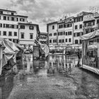 Firenze. Piazza del Mercato Centrale.