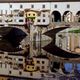 Firenze - Reflets du Ponte Vechio sur l