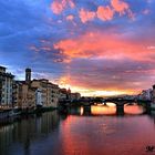 Firenze - Tramonto dal Ponte Vecchio