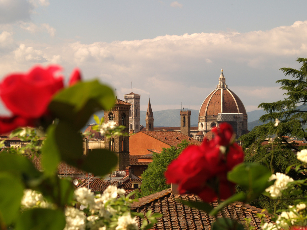 Firenze vista dal giardino delle rose