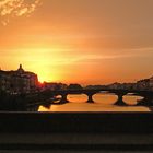 Firenze...Ponte alla Carraia...Nel tramonto