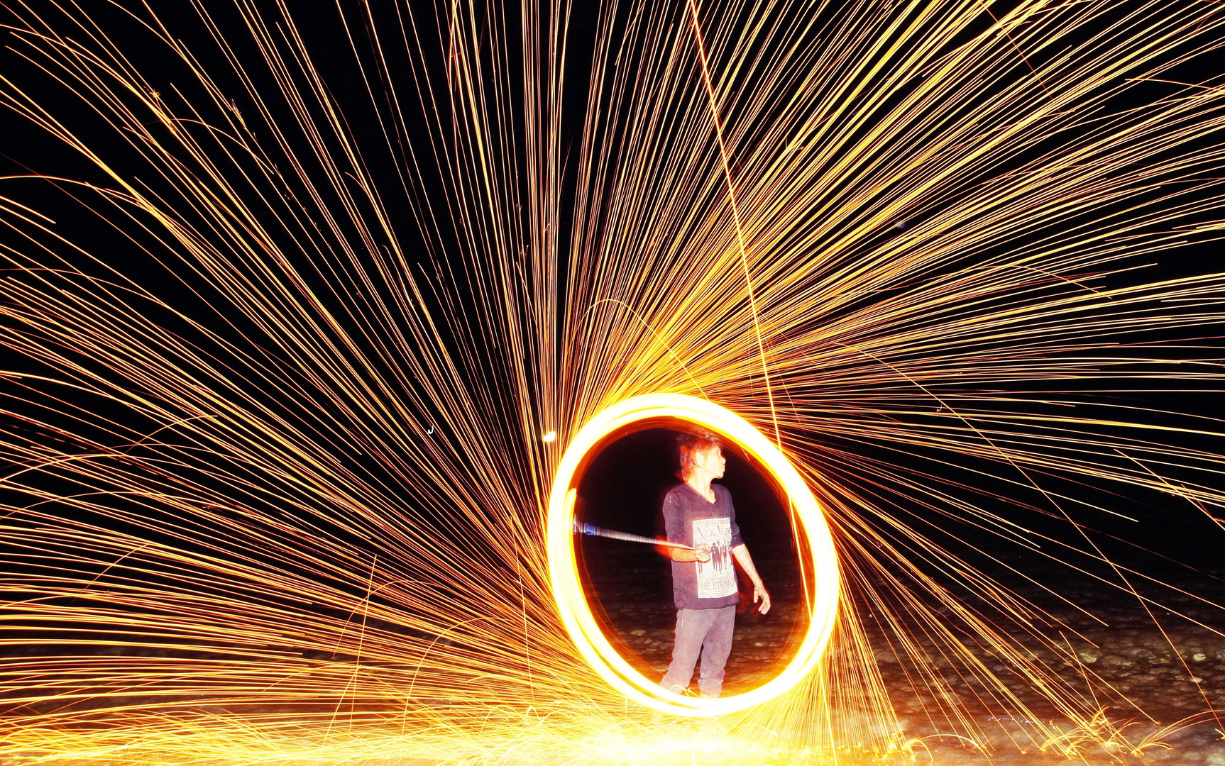 Fireshow auf ko phi phi