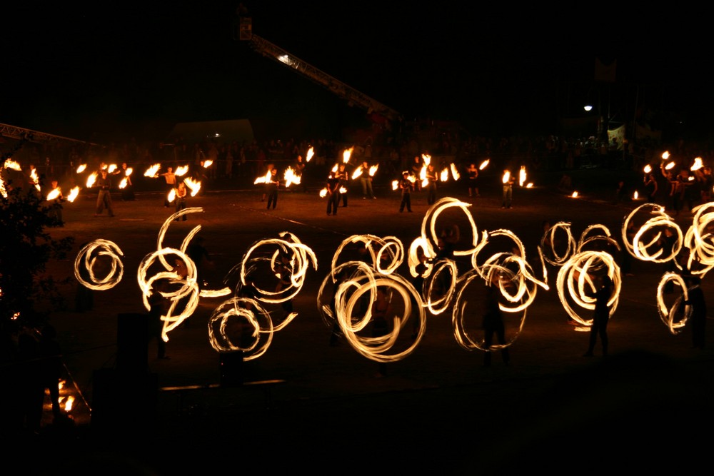 Fireshow beim EJC 2008 - Karlsruhe