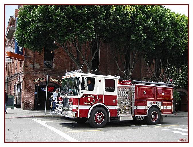 firetruck in San Francisco