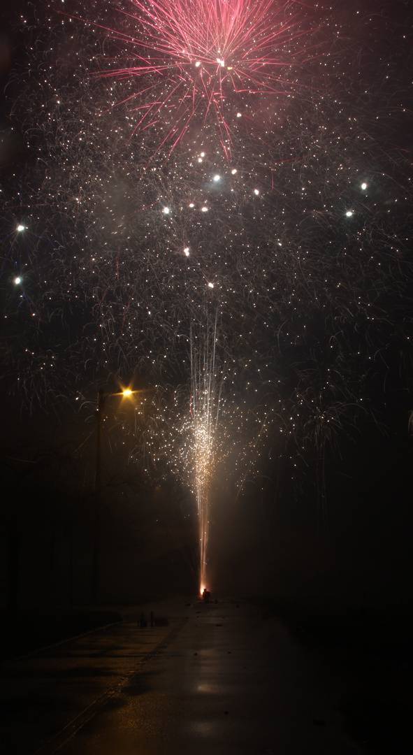 Fireworks at night II