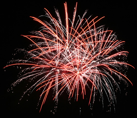 Fireworks at Stuttgart