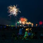 Fireworks at the beach