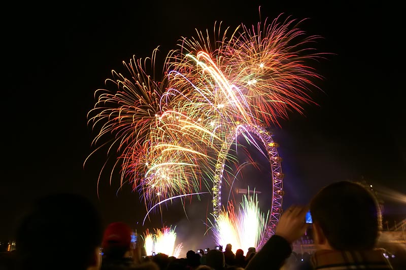 Fireworks in London 2007