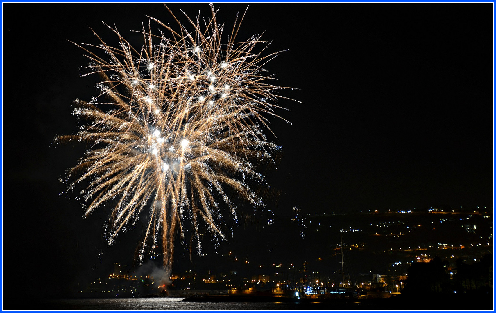 Fireworks in Sanremo