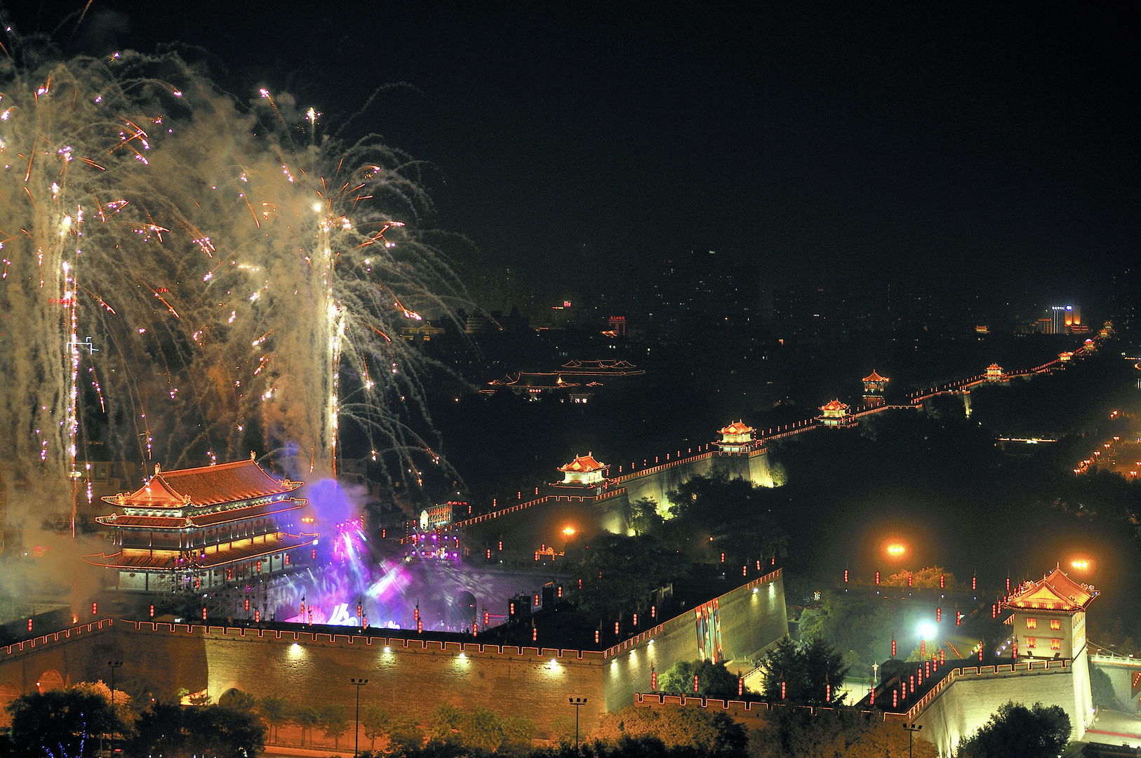 Fireworks in Xian / China