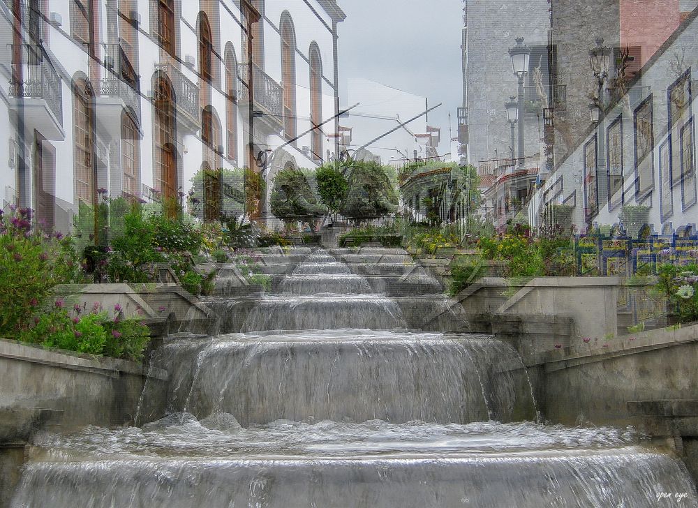 Firgas Gran Canaria 3D Interlaced Foto & Bild world, spezial