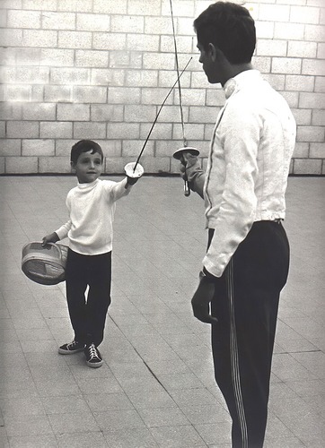 First fencing lesson