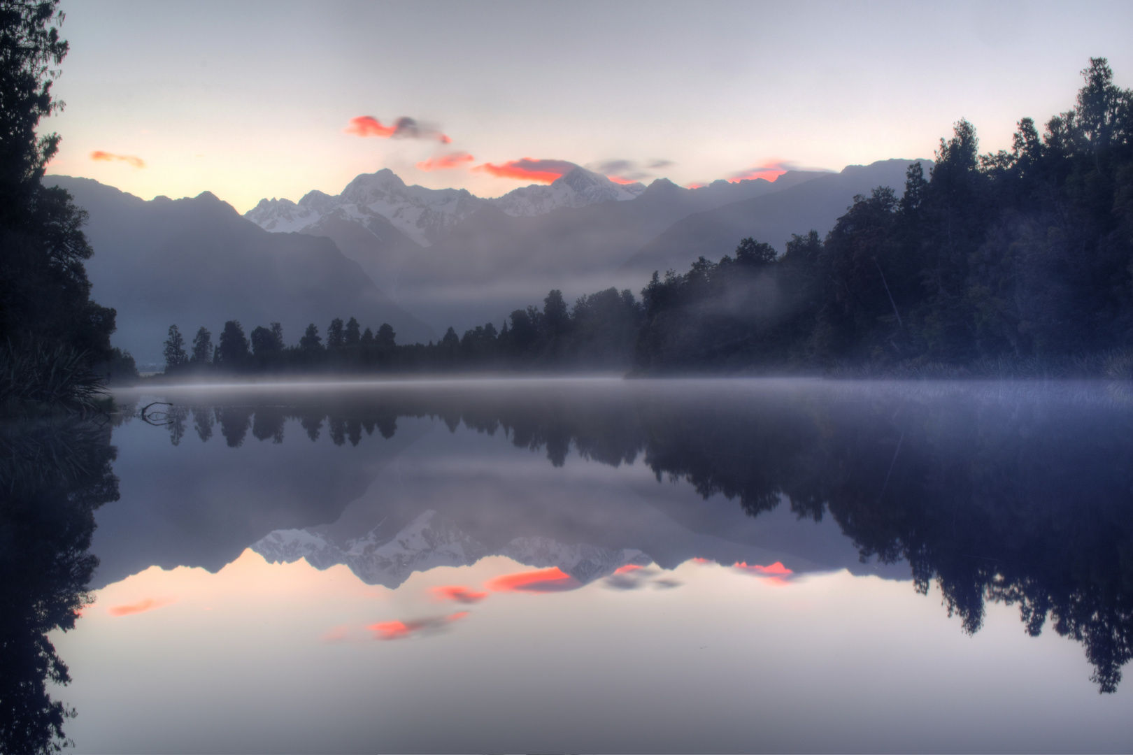 First Light at Lake Matheson