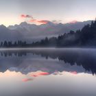 First Light at Lake Matheson