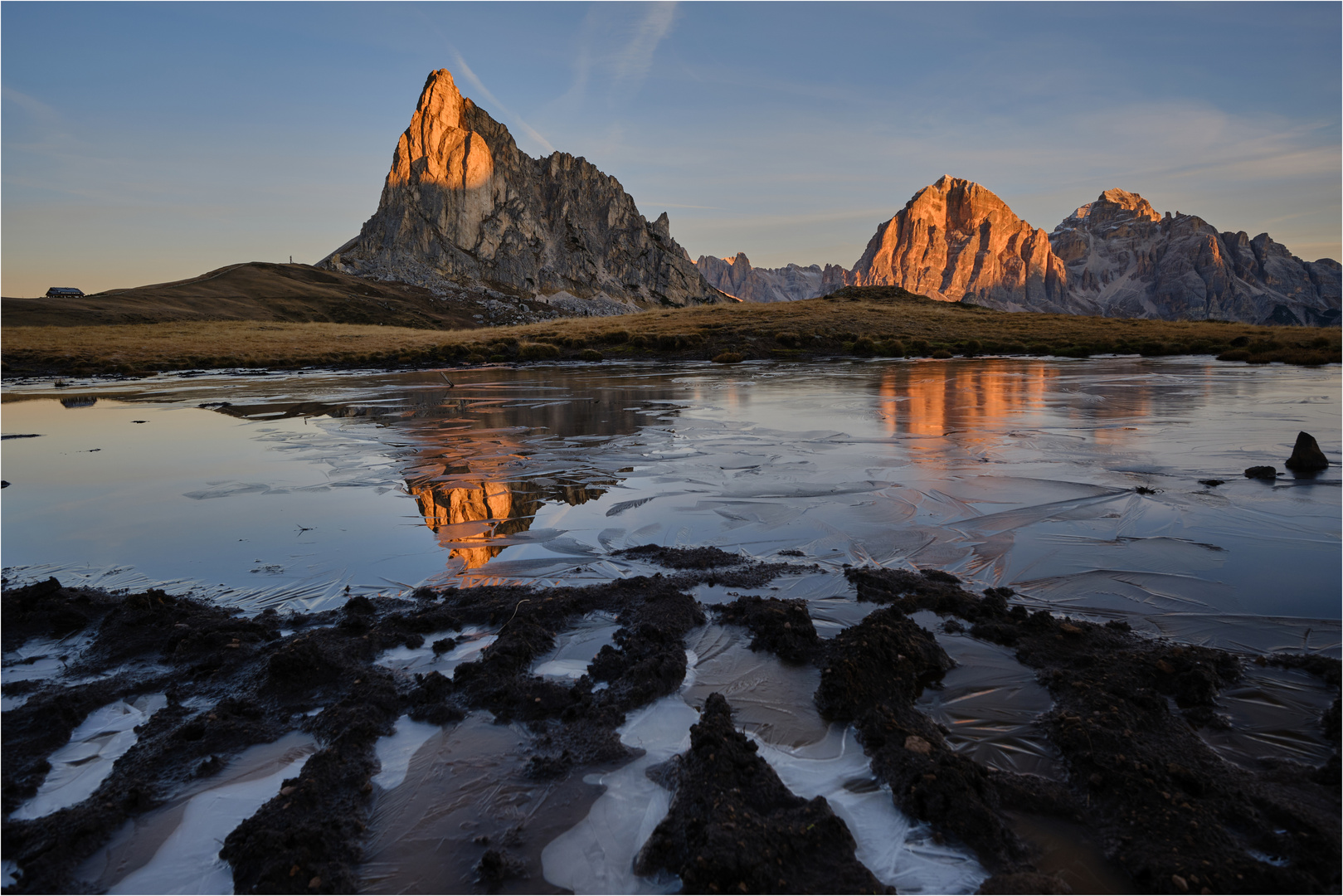 First light on the mountain