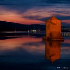 First lights in Orbetello