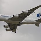 First MAS Airbus A380-800 during Customer Acceptance Flight