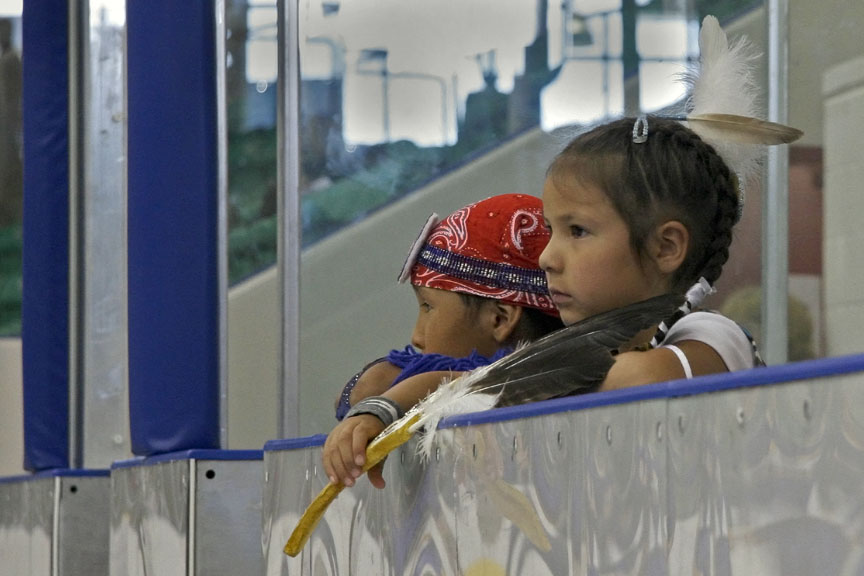 First Nations Dancers, Watching