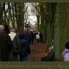 First November on cemetery in Poland