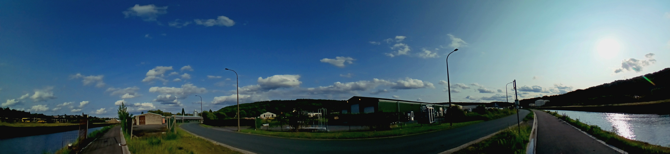 First panoramic shot