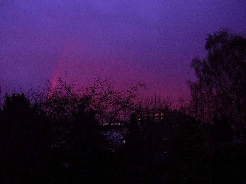 First Rainbow after Scheißwetter