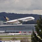 First SQ A380 in Zurich