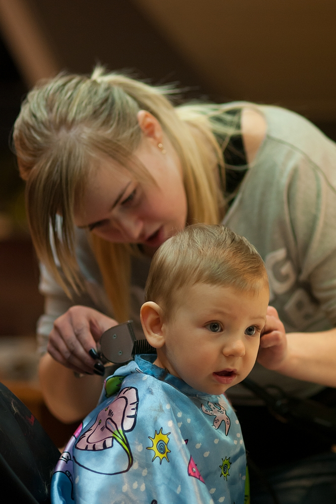 First Time At Hairdresser