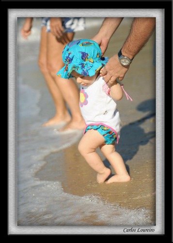 first time at the beach