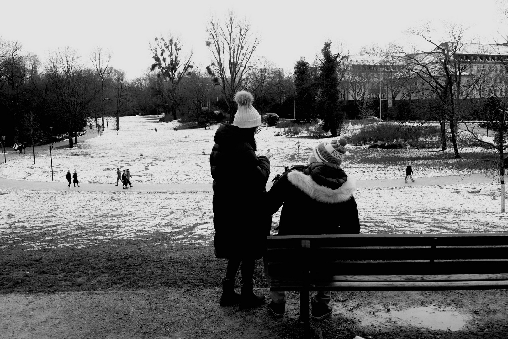 First touch of snow 