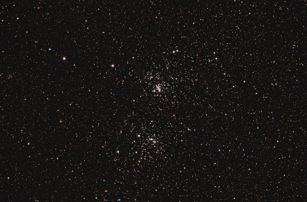 Firstlight ED80 Pro, Doppelcluster h/Chi im Perseus (NGC869 / 884)