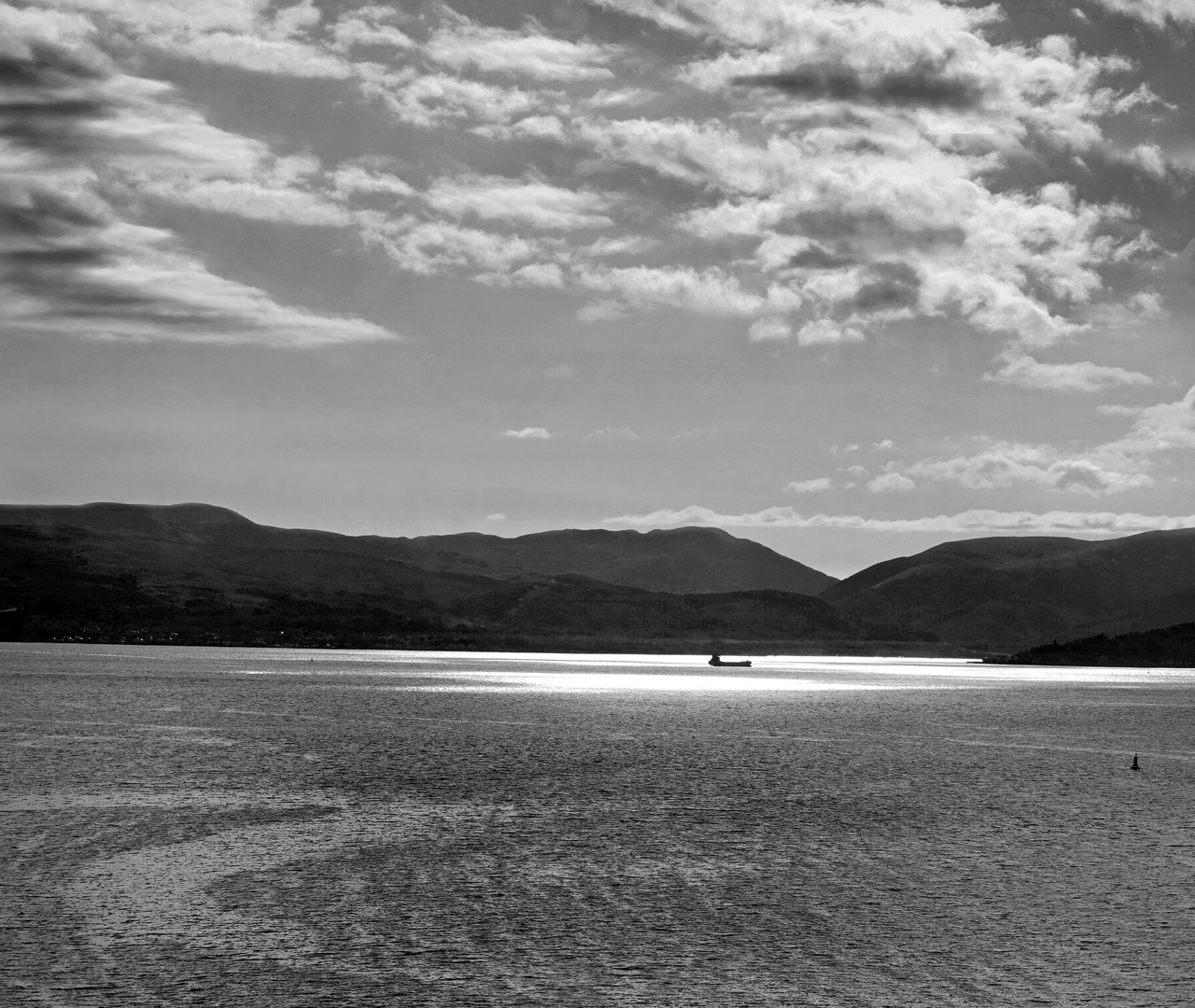 Firth of Clyde am Abend