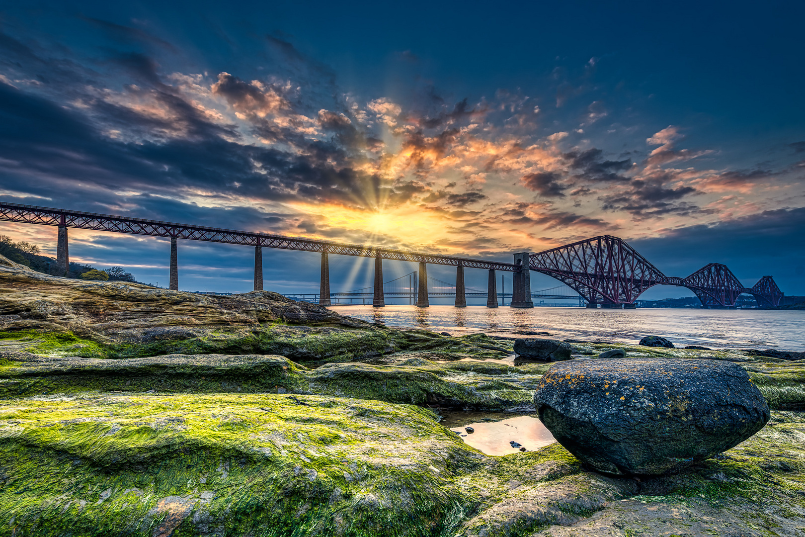Firth of Forth Golden Hour Foto & Bild europe, united kingdom