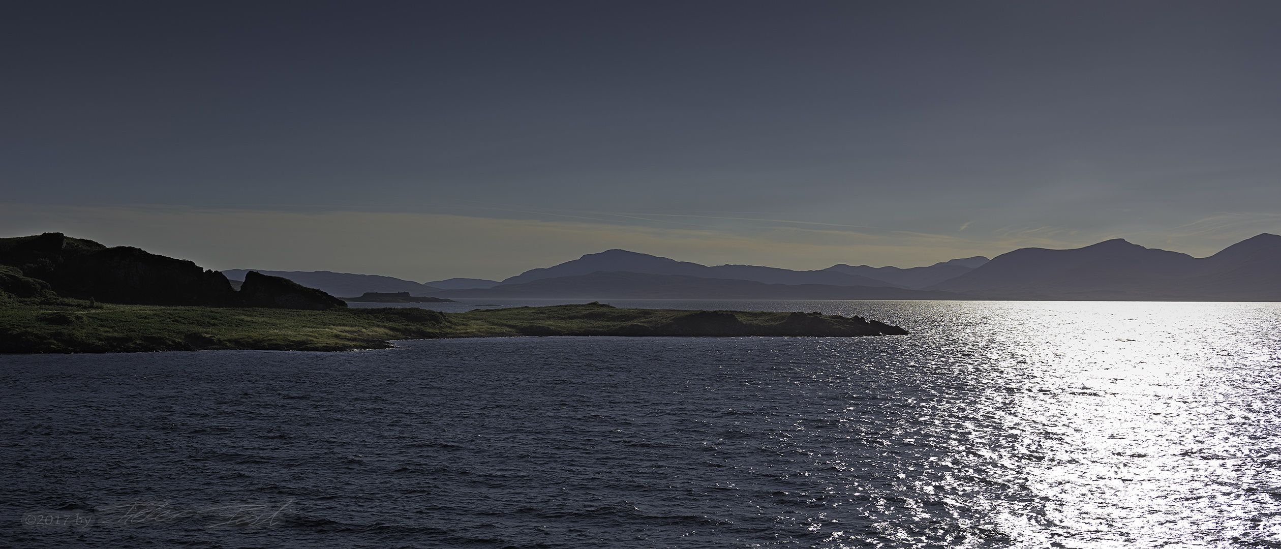 Firth of Lorn mit der  Küste von Kerrera