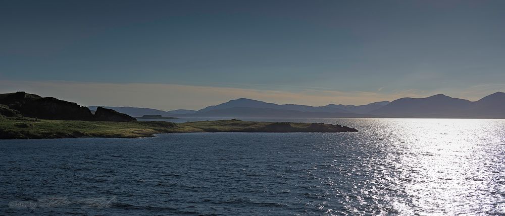 Firth of Lorn mit der  Küste von Kerrera