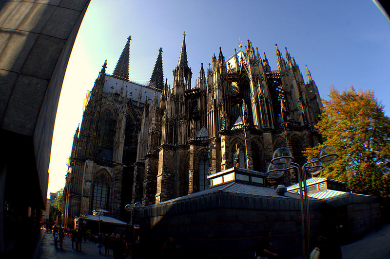 Fiscgkopp am Kölner Dom