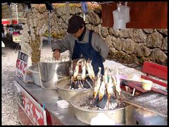 Fisch vom Räucherstäbchen